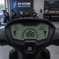 ETON Speedometer Motor Kustom Berkualitas Tinggi 29-Pin HTN 4.5V Layar LCD VA Transmisif Negatif 12 O'clock