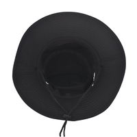 Chapeau de soleil d'été personnalisé OEM à large bord, avec logo brodé sur le devant, léger, coupe-vent, en polycoton, style bob tendance