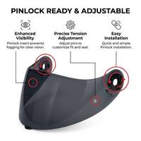 Nouvelle visière de casque de moto Nolan X-802/803 RS, remplacement en PC anti-rayures, dégagement rapide, protection solaire, visière pour toutes les saisons