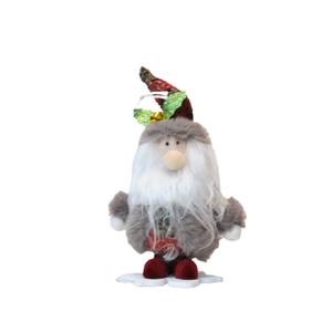 2025 ensemble de Figurines en peluche de noël chaud père noël bonhomme de neige renne décorations festives ornements de table de noël pour la décoration de la maison de vacances - Product Image 1