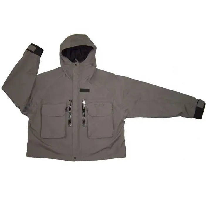 Pelindung UV Anti Air 3 Dalam 1 Kustom Jaket Pancing Nilon, Jaket Pancing 3 In 1, Mantel Memancing