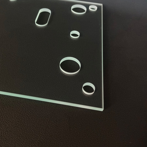 <span class=keywords><strong>Verre</strong></span> borosilicate transparent professionnel percé de 5 à 12 mm, résistance à haute température 4.0, plaque de <span class=keywords><strong>verre</strong></span> de construction - Product Image 3