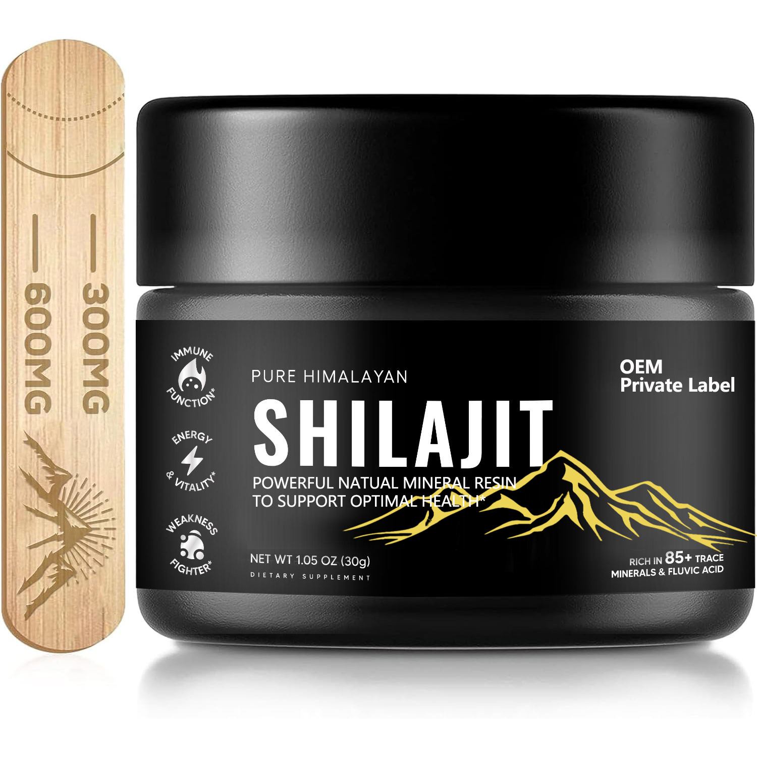 Custom Private Logo Shilajit Resin Ointment Jam Health Supplement For Improve Immunity And Rejuvenation Providing Energy