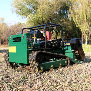 Бесплатная доставка, 100% катушка с дистанционным управлением, газонокосилка, садовый гусеничный газонокосилка, бензиновый газонокосилка - Product Image 4