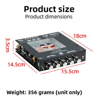 Module amplificateur de puissance numérique LD-2.1PRO à canaux, carte de contrôle de tonalité gauche-droite pour audio domestique, amplificateur de puissance direct usine
