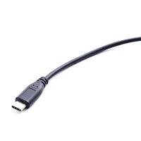 3A kabel adaptor steker Terminal Perisai jaket PVC konektor sekrup baut wanita 5 Pin laki-laki Tipe C pengisian cepat