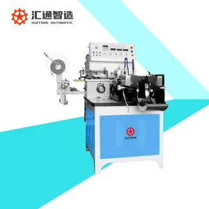 2024 New Launching Full automatic ultrasonic label slitting machine cutting machine for fabric