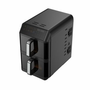 Haushalts-Küchengerät 5,6L+5,6L Doppelkochtopf Digitale Touchscreen-Anzeige Überhitzungsschutz Smarte Heißluftfritteuse - Product Image 3