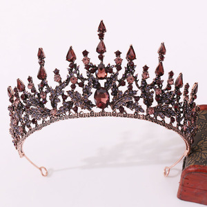 Bridal Jewelry Rhinestone Crown <strong>Accessories</strong> Baroque Diamond Studio <strong>Wedding</strong> Headwear Crowns - Product Image 3