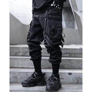 Pantalones Cargo FOXA para Hombre, Estilo Techwear, Poliéster y Nailon, Múltiples Bolsillos, Transpirables, Estilo Urbano - Product Image 3