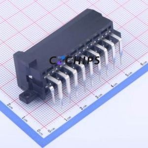 K828801WR-2x09-PTSN Automotive Connector Bent Lead Through Hole Connector 18P 5mm 2 Right Angle Insert - Product Image 2