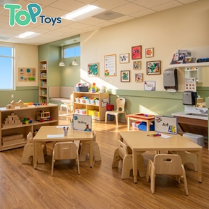 Ensemble <span class=keywords><strong>de</strong></span> meubles Montessori pour maternelle, table et chaise en bois pour salle <span class=keywords><strong>de</strong></span> classe préscolaire, armoire <span class=keywords><strong>de</strong></span> rangement, garderie, école, crèche, apprentissage - Product Image 1