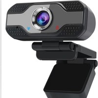 Kamera Web USB 2MP HD Auto Focus 30FPS dengan Mikrofon Bawaan untuk Rapat Video dan Siaran Langsung 1080P