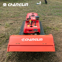32hp kecil rotary cultivator Crawler rumput mesin pemotong rumput traktor mini untuk orchard rotary tiller kultivator