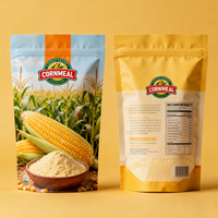 Sachets Doypack Personnalisés en Mylar pour Aliments, Matériau de Qualité Alimentaire, Emballage Scellé en Plastique, Sac pour Farine de Maïs