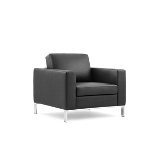 Conjunto de sofá de oficina moderno para recepción de área pública, marco de metal, sofá de oficina, diseño de sofá de cuero para oficina - Product Image 5