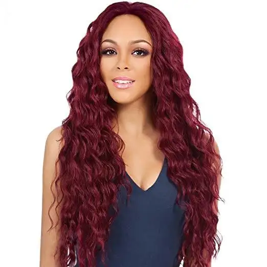 Großhandel Deep Wave Lace Frontal Curly Kunst haar Perücken für schwarze Frauen