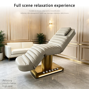 Qunpeng Professional Fully Modern Luxury Spa <b>Chair</b> & <b>Table</b> for Beauty Salon with Stainless Steel Frame <b>Foldable</b> - Product Image 3