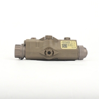 Lampe torche tactique WADSN avec pointeur laser vert et lumière blanche, batterie CR123A pour les sports de plein air et le camping WD06052
