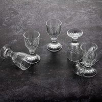 Verre à shot miniature gaufré de 20 ml, élégant, pour dégustation de liqueurs