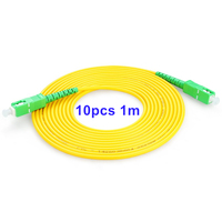 Cordon de raccordement à fibre optique monomode SC/APC-SC/APC-SM 3mm facile à installer, cordon d'extension 1m 2m 3m