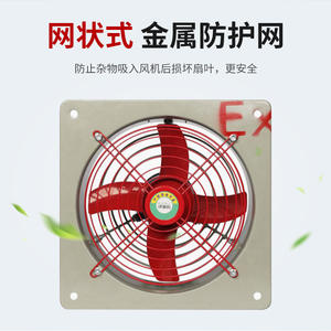 Ventiladores de Ventilación a Prueba de Explosiones BFAG300/400, Suministro de Ventiladores de Extracción de Tipo Panel Frontal y Trasero, 220/380v - Product Image 3