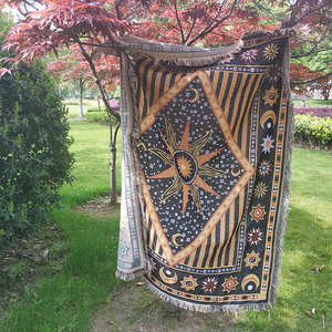 La Stella/Luna di Tiro Coperta Da Picnic A Buon Mercato All'ingrosso Rimessa Laterale Coperta con nappe - Product Image 5