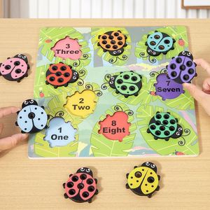 Juguete Educativo de Madera con Temática de Mariquita para Niños y Niñas, Juego de Mesa con Palitos para Aprender los Números, para Niños Mayores de 3 Años - Product Image 5