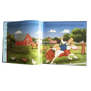 어린이 책 사용자 정의 어린이 하드 커버 책 인쇄