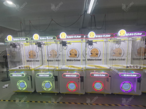 Clawcade búp bê Catcher trò chơi máy Arcade với hóa đơn chấp nhận tiền mặt thẻ tín dụng đồng tiền hoạt động đồ chơi Claw cần cẩu Claw máy để bán - Product Image 5