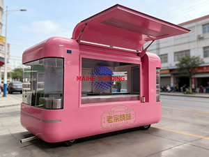 Food Cart Trailer Fried Food Street Cart <b>small</b> Food Cart Display - Product Image 3