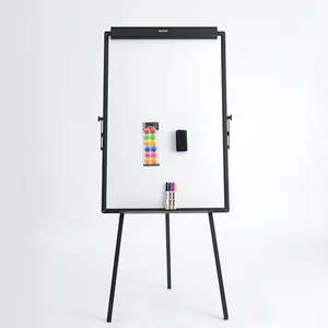 2020 heißer Verkauf höhen verstellbare Röhren Stativ Flip chart magnetisches Whiteboard mit Ständer