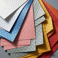 Papier d'emballage fantaisie de qualité supérieure, gaufré, spécial, avec différentes textures et couleurs, pour cosmétiques, bijoux et emballages cadeaux