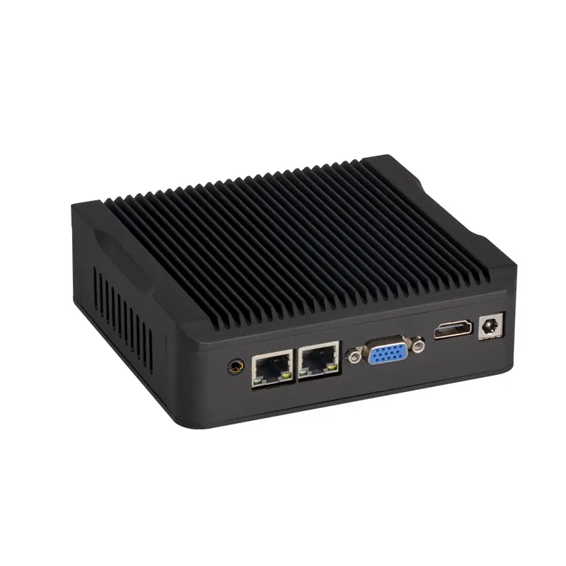 Mini Intel N2830 N5095 Dual Lan controle industrial 2 * Rj45 Ethernet mini computador pessoal