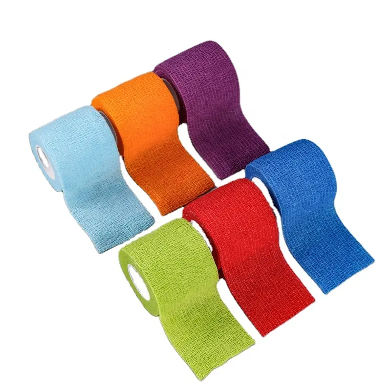 cohesive bandage Waterproof Sports Protection And Sports Bowling Tape Cotton Rigid Strapping Sport Tape