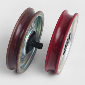 Roda Gantung Pintu Lift Hotel Modern 94 * 19 * 6203 untuk Tongli AMD Door Pulley Layer Aksesoris Lobi - Product Image 3