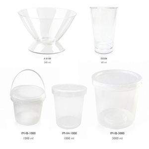 Vasos de Plástico Transparente con Logotipo Personalizado, Libres de BPA, Certificados ISO, de 240 ml, para Ensaladas, Postres, Gelatina, Yogur, para Cafeterías y Servicios de Catering, ODM OEM - Product Image 2