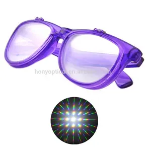 Пластиковые очки с дифракцией для вечеринки, лазерные очки с двойным фейерверком для просмотра света фейерверка