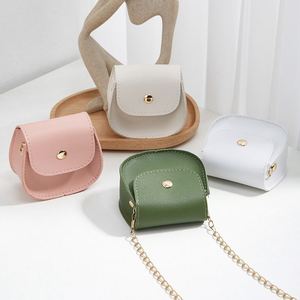 Korean <b>Mini</b> Women Shoulder Bag Lipstick <b>Pouch</b> Fashion PU Leather Crossbody Bag Chain Small Bag - Product Image 1