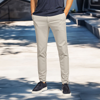 Pantalon de survêtement décontracté pour homme, coupe slim fuselée, en coton mélangé, extensible dans les 4 sens, style sport, personnalisable OEM, vente en gros