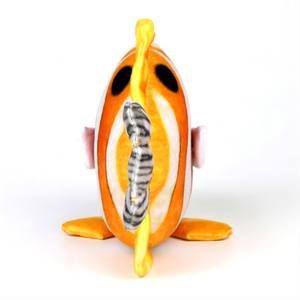 Joli jouet en peluche de haute qualité Ocean Buddies Copperband Butterflyfish en tissu de coton avec remplissage en coton PP - Product Image 3