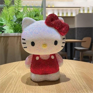 Kit de bricolage populaire et mignon en vinyle, <span class=keywords><strong>tirelire</strong></span> <span class=keywords><strong>licorne</strong></span>, poupée, excellent cadeau, poupée de mode en diamant <span class=keywords><strong>à</strong></span> faire soi-même, décoration de bureau et de maison, artisanat - Product Image 4