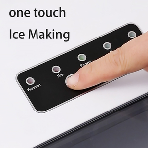 Máquina para hacer hielo en stock, máquina para hacer hielo portátil con asa de transporte, bolsas de hielo autolimpiables y cesta para hielo para el hogar - Product Image 6
