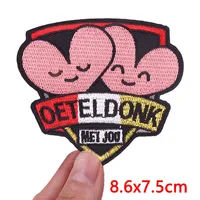 Écussons brodés personnalisés Oeteldonk Pays-Bas 2026 pour vêtements, écussons thermocollants pour vêtements, écusson de carnaval, vente en gros
