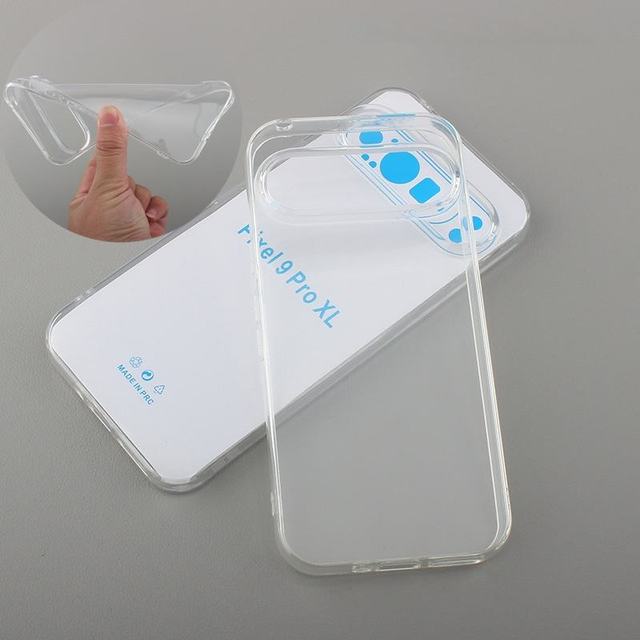 For Google Pixel 10 Transparent Phone Case for Google Pixel 7 8 Pro 9 9A 10 Pro XL TPU Phone Protective Cover 1.5mm Thickness
