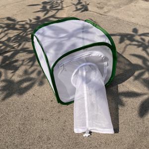 30x30x30cm Pop-up Insectes Papillons Moustique Mantis Habitat <span class=keywords><strong>Cages</strong></span> d'élevage avec manchon pour laboratoire Reserching et enseignement - Product Image 1