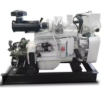 Motor Diésel Marino DCEC 6CTA8.3-M188 de 138KW, 6 Cilindros, 4 Tiempos, con Caja de Cambios y Bomba de Agua de Mar para Barcos de Pesca Comercial