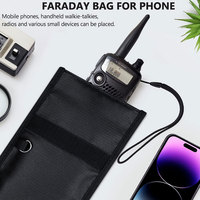 BT Radio RFID GPS brouilleur de Signal RFID pochette de blocage de Signal EMP Faraday sacs pour cartes clés de voiture de téléphone portable