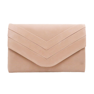 Pochette en daim pour femme BeBeLe, motif carré, bandoulière chaîne, fermeture éclair, <span class=keywords><strong>sac</strong></span> de soirée tendance (capacité 2-2,9 L), polyester - Product Image 4