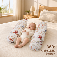 Ensemble de coussin de sommeil pour bébé en mousseline douce de style nordique, design en H réglable, coussin de confort pour nourrisson, lit de poussette anti-tirage